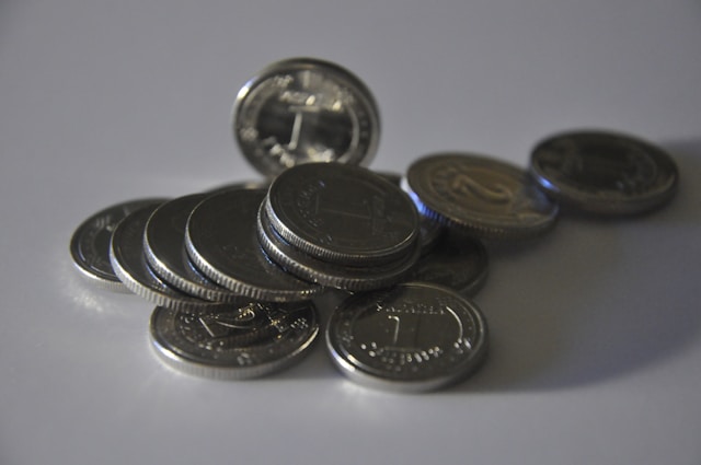 stacking coins