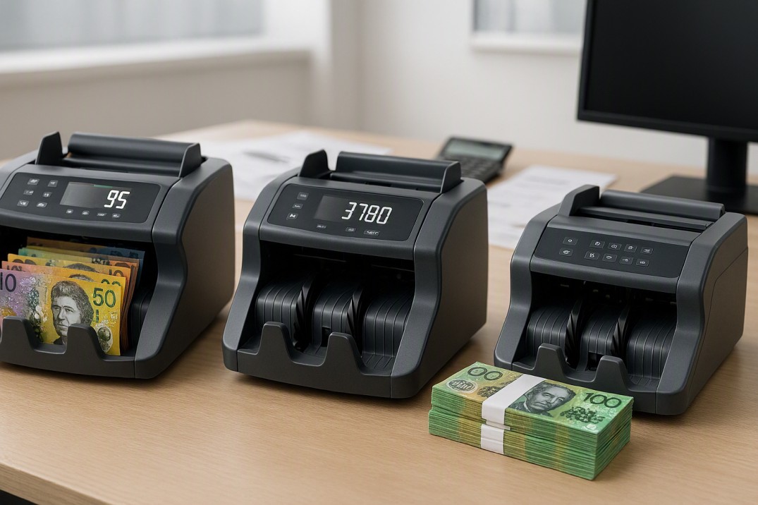 cash counter vs money counter vs notes counter comparison Australia notes counting machine guide