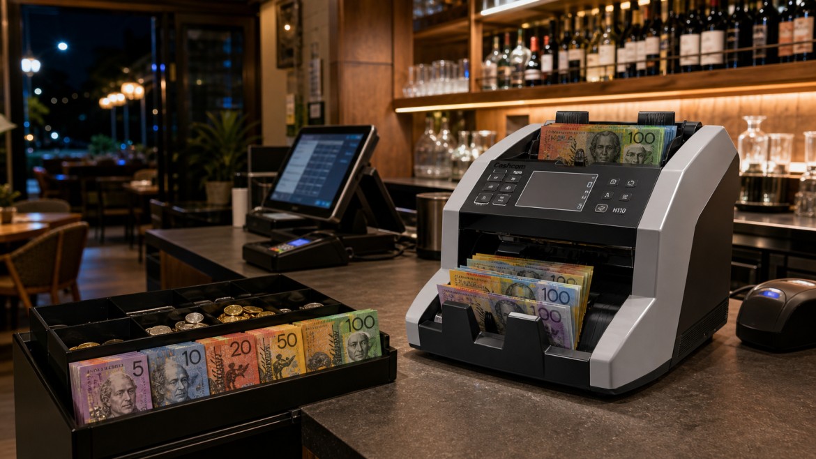 cash counting machine hospitality