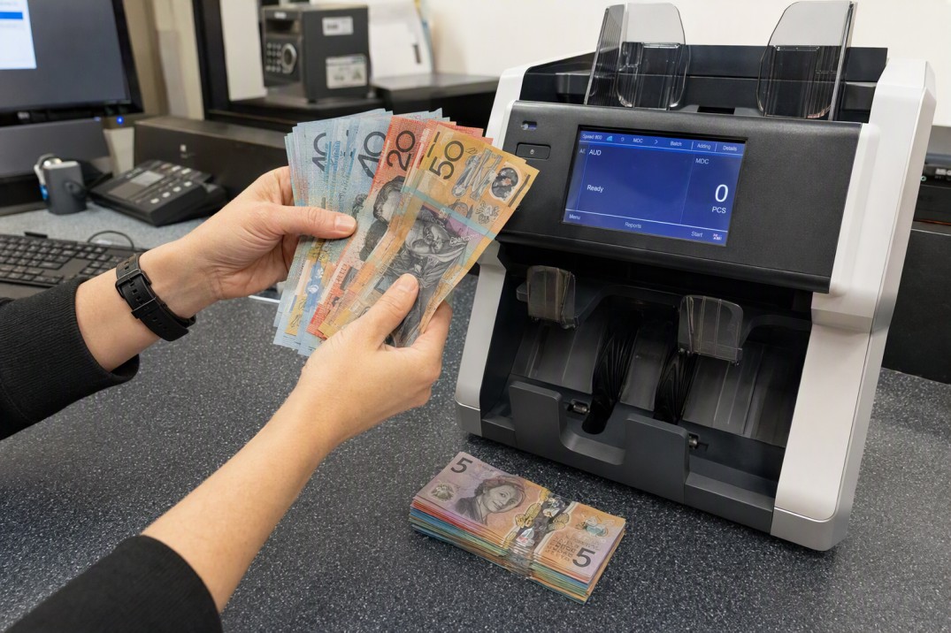 Commercial cash counting machine